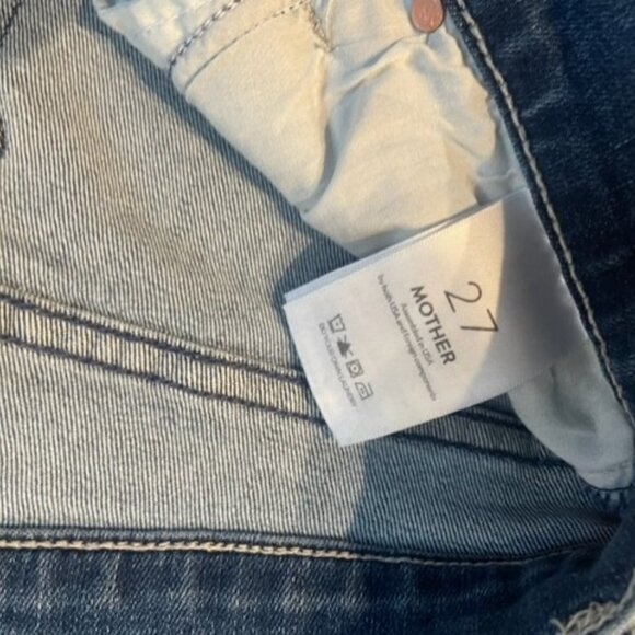 Mother PETITES The Mid Rise Dazzler Ankle Jeans, size 27, worn only once - Picture 2 of 7